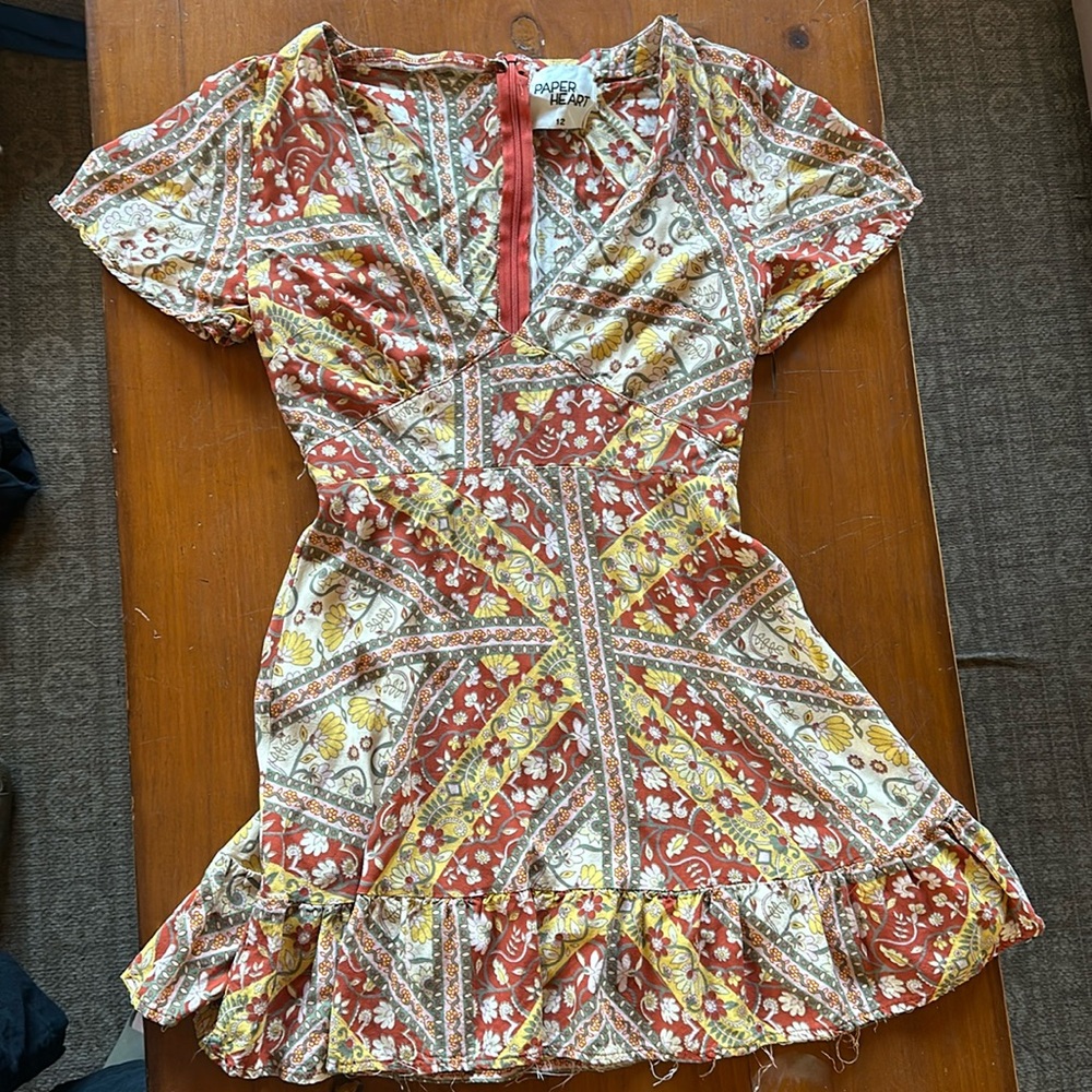 Women’s Paper Heart women’s mini dress